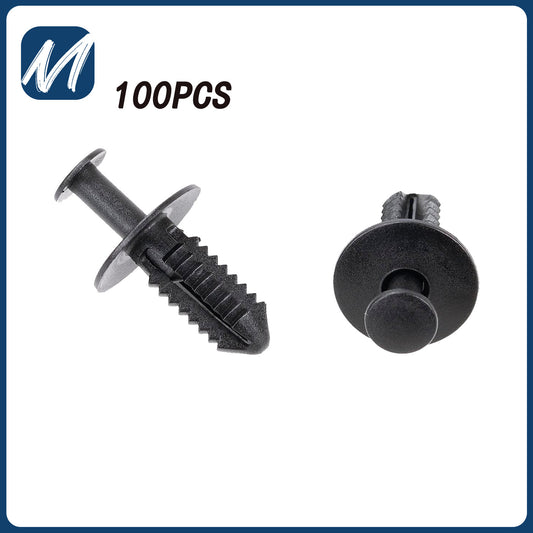 100PCS for Mercedes Fender Liner Rivet 7mm Splash Guard Push Type Retainer Clips Q
