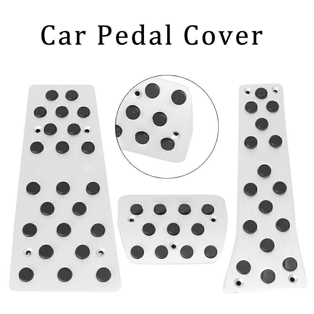 3pcs/Set Fuel Brake Foot Rest Aluminum AT Pedals for Mazda 6 2014 2015 Q