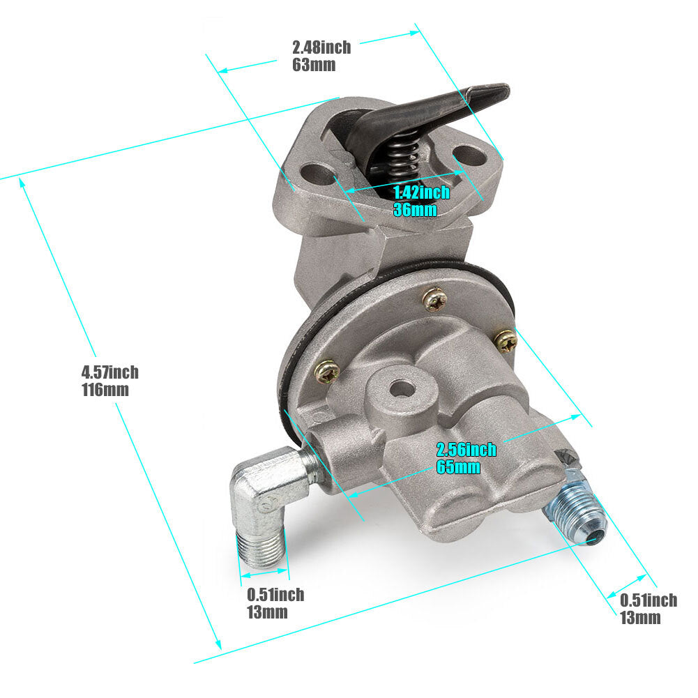 Fuel pump with gasket 23100-78002-71, suitable for forklifts with 4P & 5R engines. v