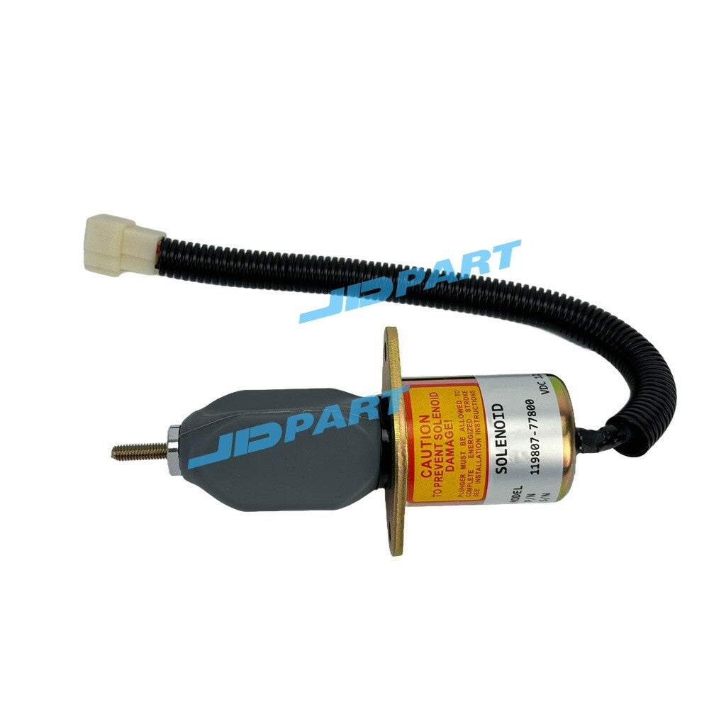 Suitable for 4TNE98 solenoid valve 119807-77800 1753ES12A3UC5B1S1. Hot-selling engine parts.