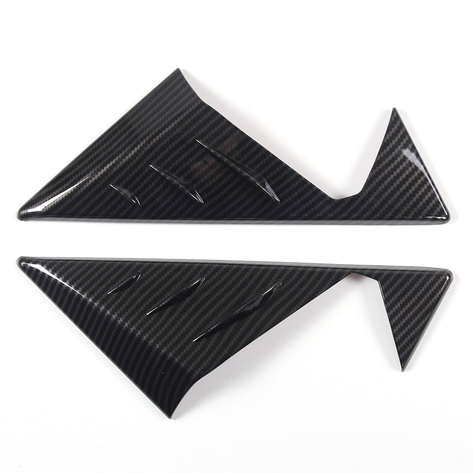 Carbon fiber driver's for seat center console panel trim for Corvette C8 2020 - 2023