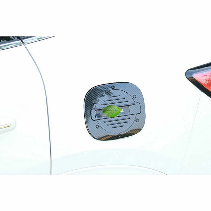 for Ford Escape Kuga 2020-22 Carbon Fiber Exterior Fuel Tank Cap Cover Trim 1PCS