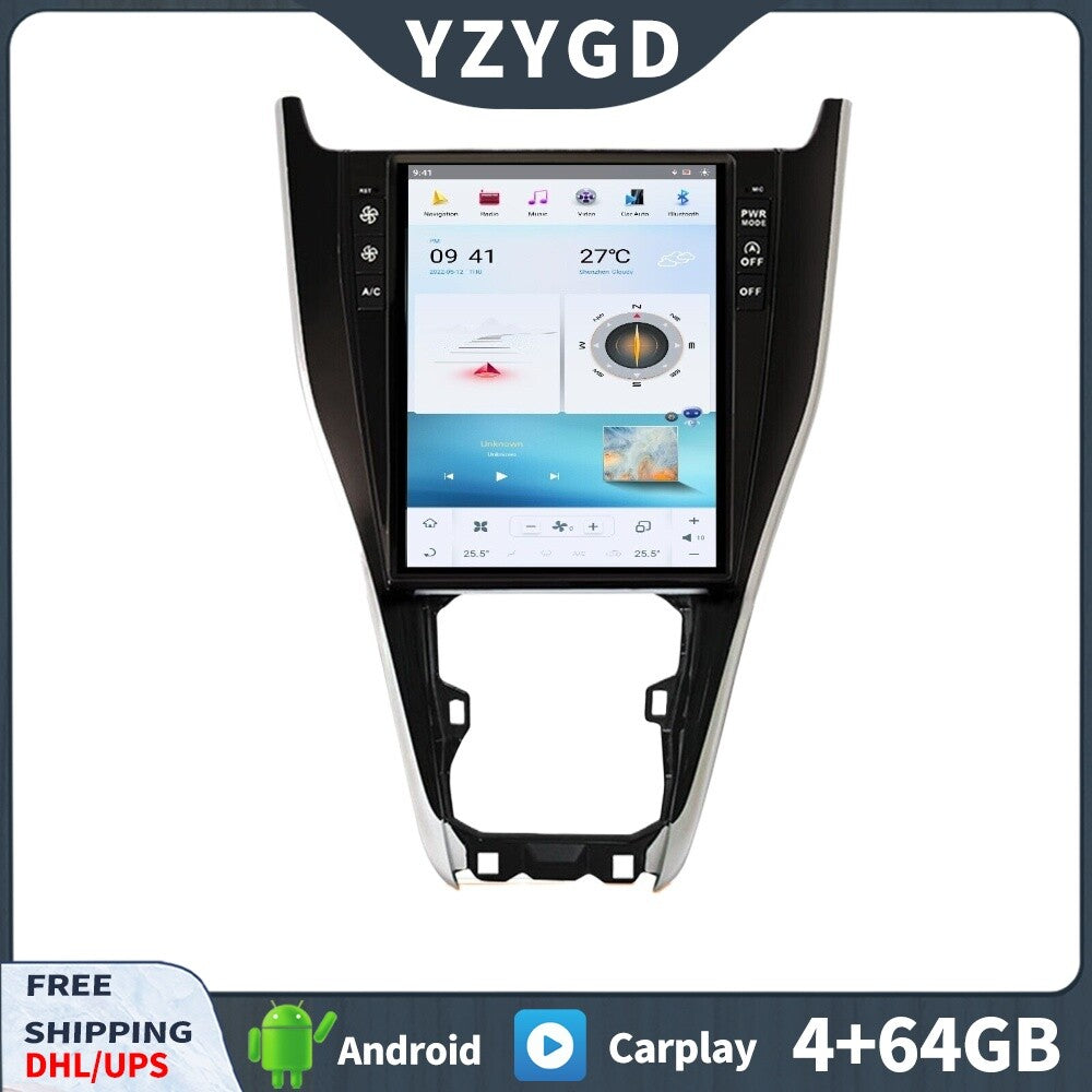 CarPlay Car Radio for Toyota Harrier 2013-2018 GPS Receiver Stereo Player Screen