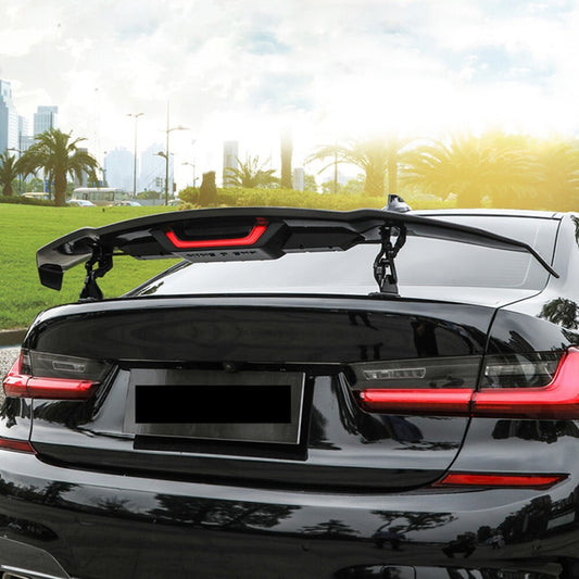 New Real Carbon Fiber Electric Automatic Lift Tail Rear Trunk Spoiler Wings