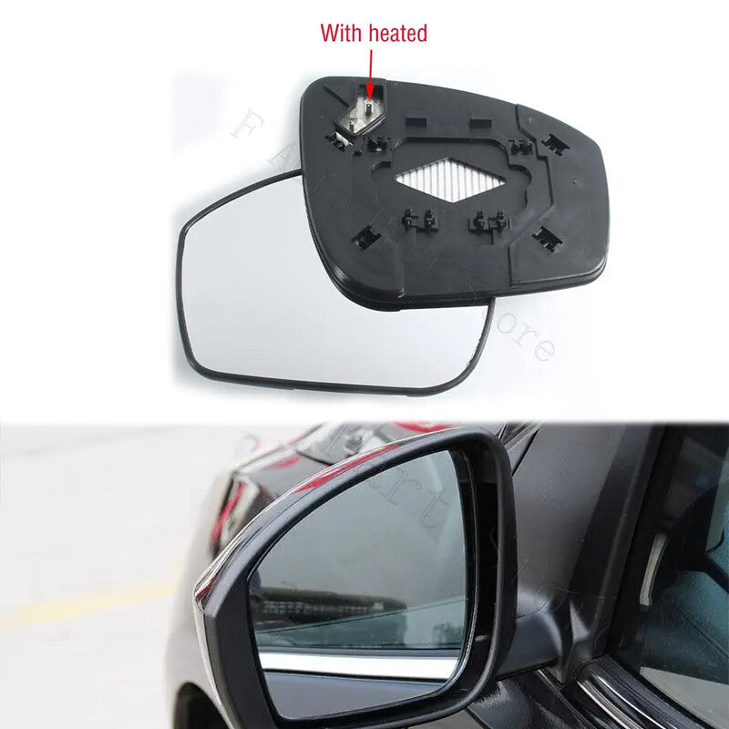 1 Pair For Tiida 2011-2014 new Rearview mirror lenses fittings heated v