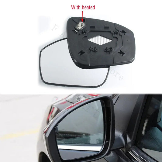 1 Pair For Tiida 2011-2014 new Rearview mirror lenses fittings heated v