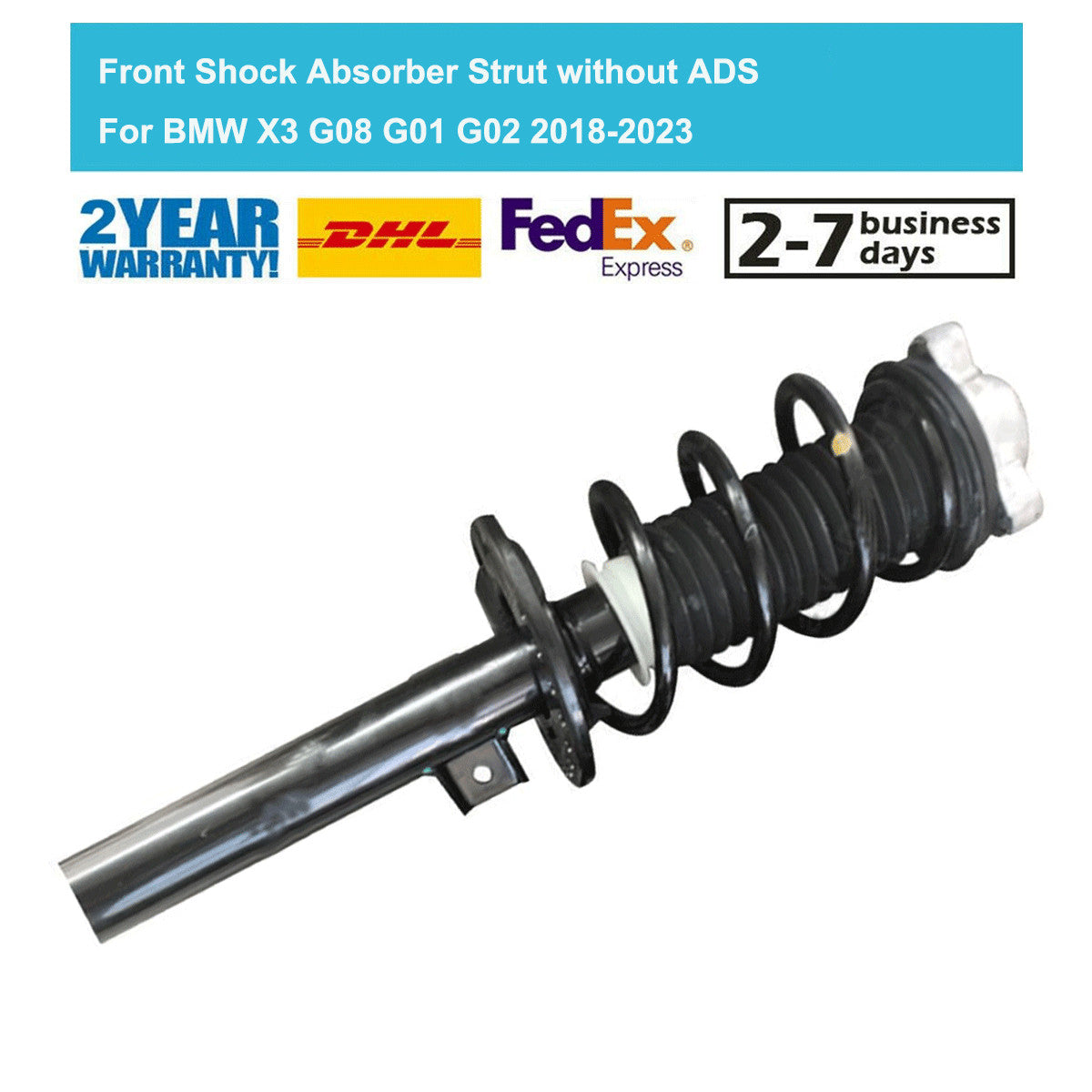 Front Right Shock Spring Strut Assembly w/o VDC for BMW X3 G08 G01 G02 2018-2022