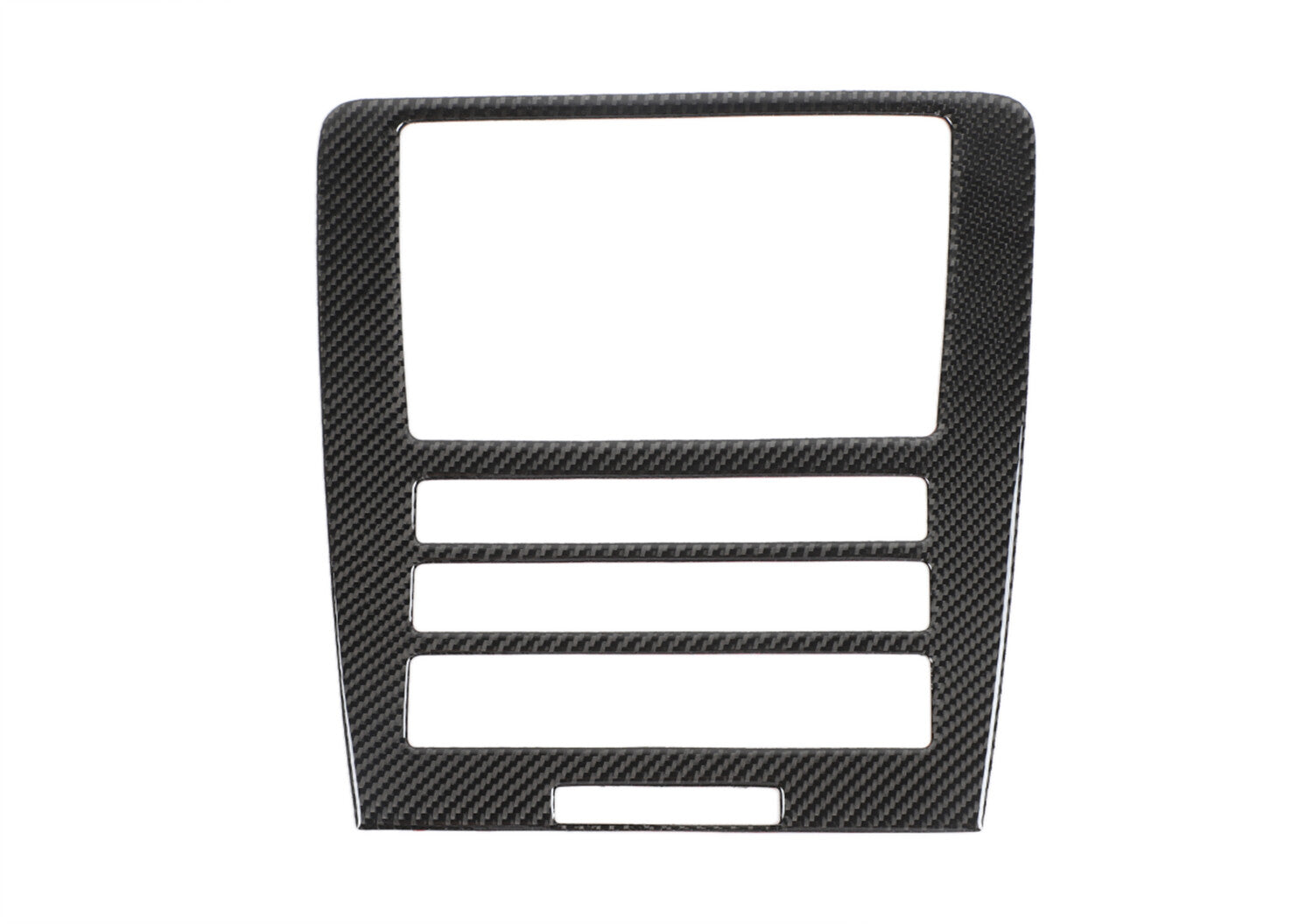 Center Console GPS Navigation Frame Trim  for ford  for Mustang 2009-2013 Carbon Fiber