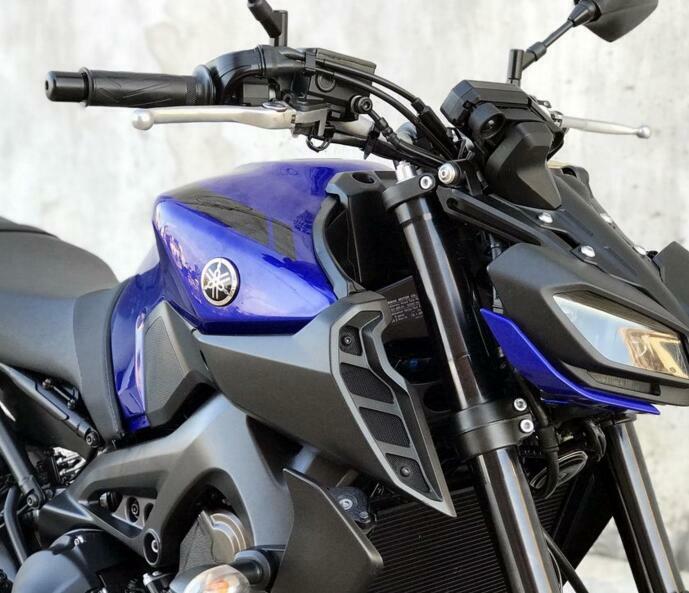 Headlight panel, side fuel tank cap, air intake fairing kit for Yamaha MT09 FZ09