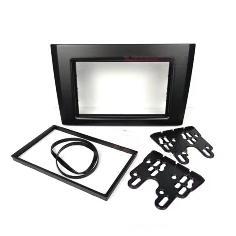 Fascia 2 DIN Car Stereo Radio Frame Trim Kit in Black for Volvo XC90 2002-2014 n