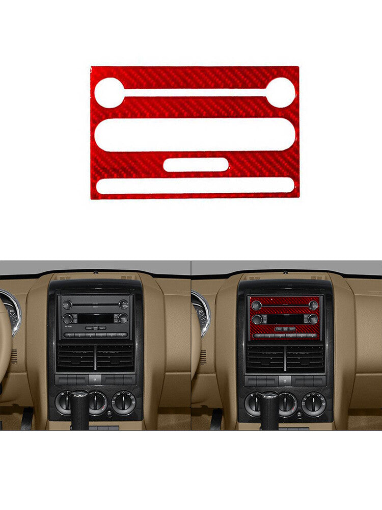 2X Carbon Fiber Front Door Mode Switch Cover Trim For Rogue 2014-2016 v