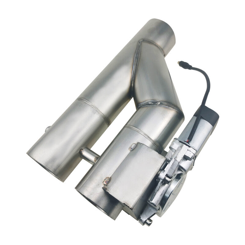 2-inch Y-pipe electric exhaust dual-valve self-unloading valve motor kit with remote switch Q