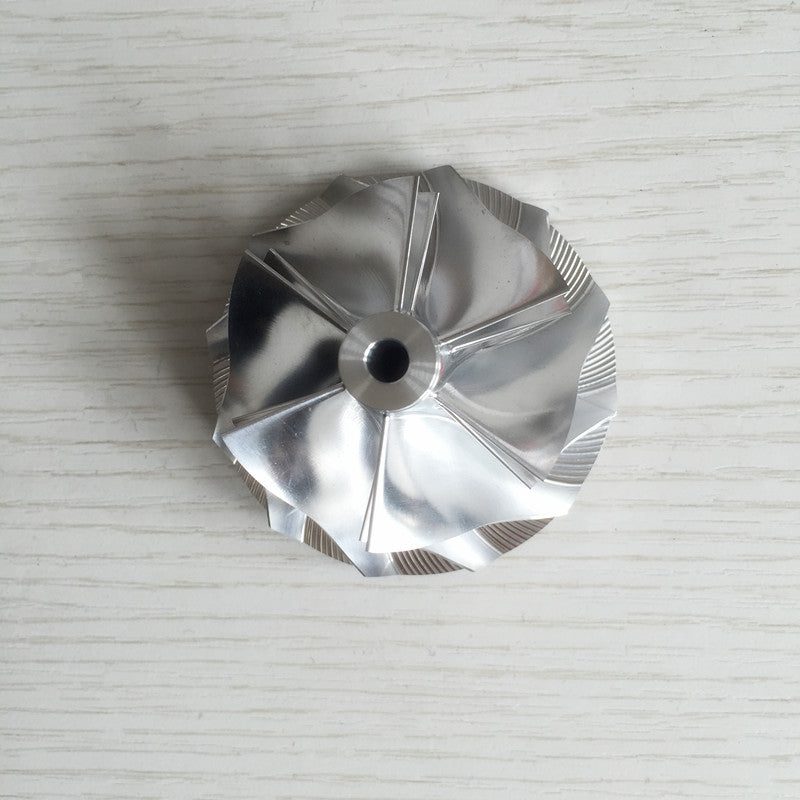 RHF5 46.50/59.94 mm 6+6 Blade Aluminum 2618/Milling/Burnt Compressor Wheel