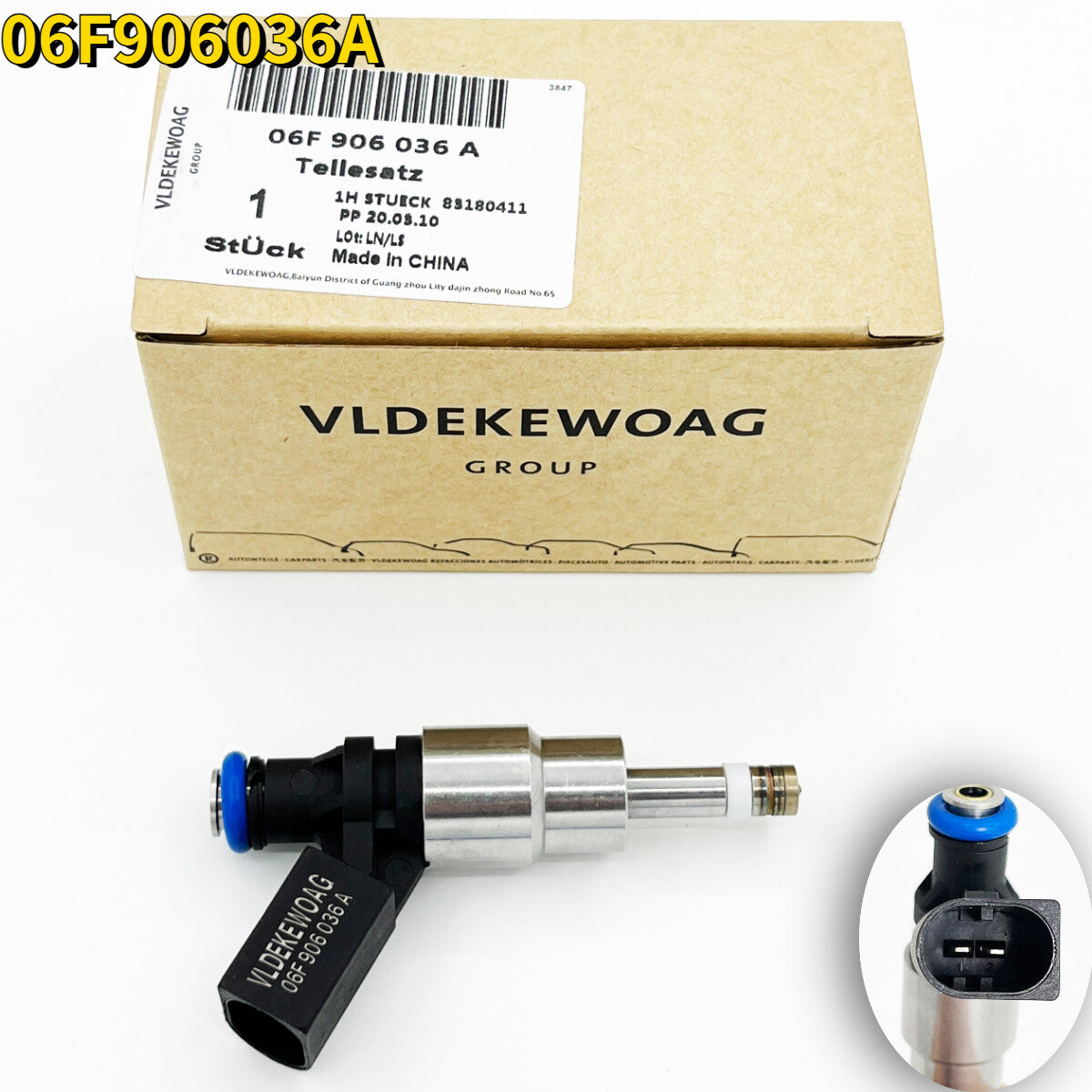 OEM 06F906036A Fuel Injectors For 2005-2009 for Audi A3 for A4 TT for VW GTI EOS for Jetta