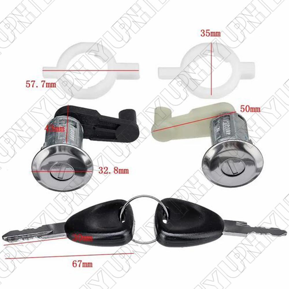 Car Door Lock Barrel Cylinder Left Right for Renault Megane I for Clio II Thalia I
