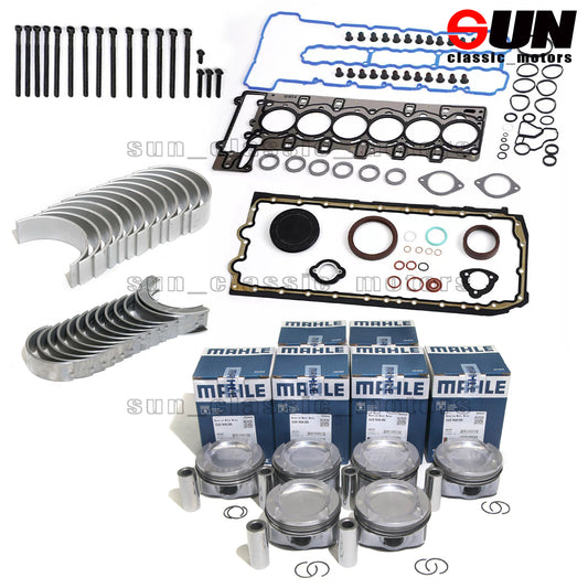 8x Pistons Rings Set STD Piston 84.5mm for Audi S6 S7 C7 for A8 S8 4.0 TFSI CEU CGT CTG 1220