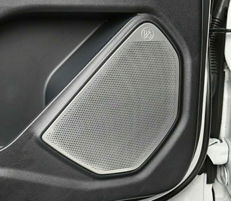 Matte Silver Inner Car Door Audio Speaker Cover Trim For 21-2023 Explorer n