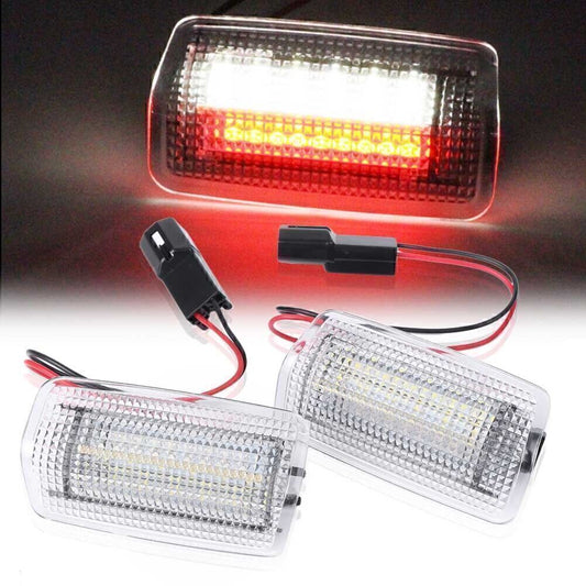 Fit for Toyota for Lexus WhiteRed Error Free Emergency Side Welcome Car Door Lights