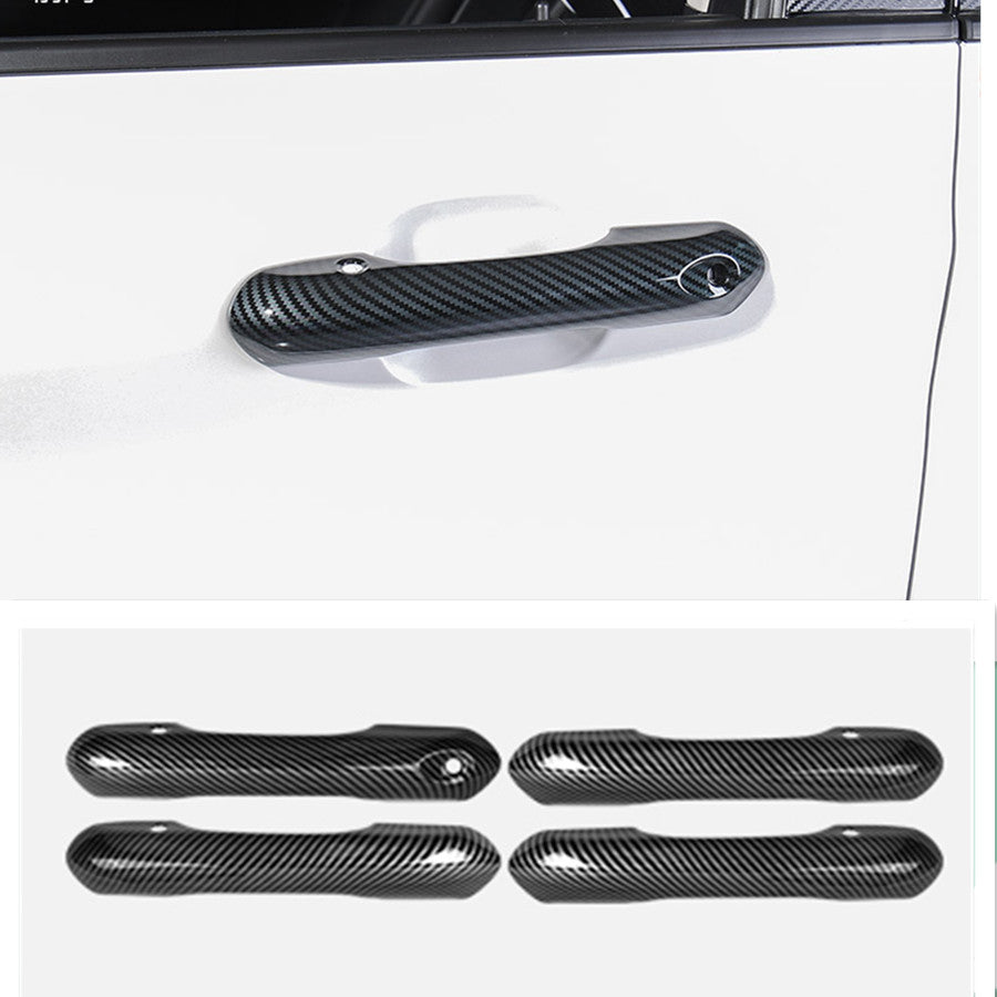 for Honda Vezel HR-V 2016-2022 Silver Inner Door Handle Bowl Frame Cover Trim 4P v
