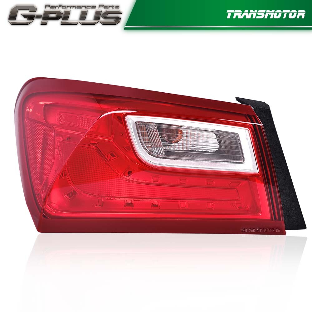 Exterior tail light left rear brake stop light fits for Malibu 2016-20- v