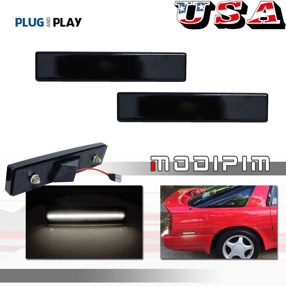 Suitable for 86-92 Supra MK3 A70 black and white LED rear marking indicator light- v