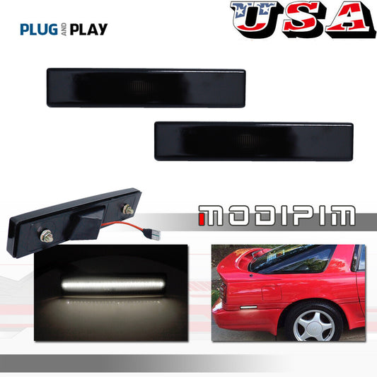 Suitable for 86-92 Supra MK3 A70 black and white LED rear marking indicator light- v
