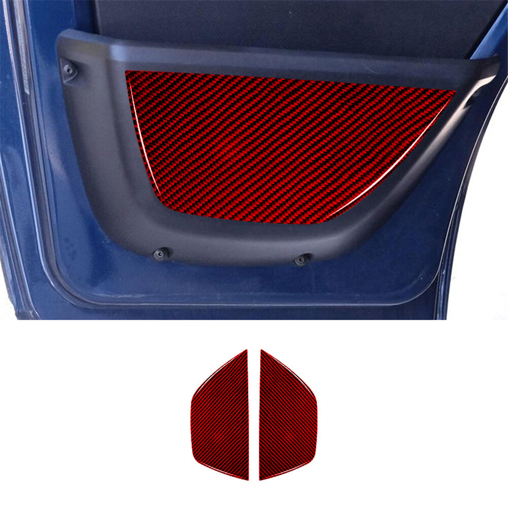 1Pcs Carbon Fiber Glove Box Handle Cover Trim For E-Class W211 v