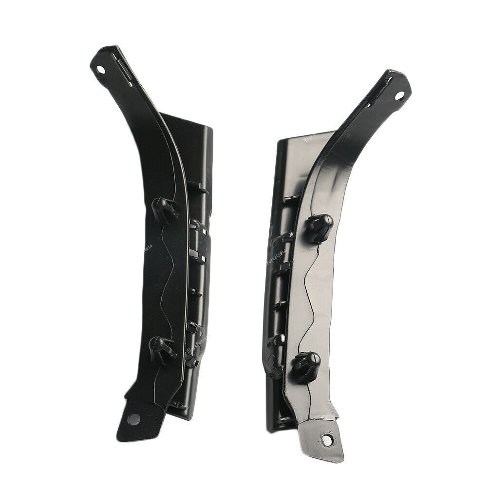 1Pair ABS Black Right+Left Side Bumper Cover Guide Front Fits for BMW for X5 2003-06 Q