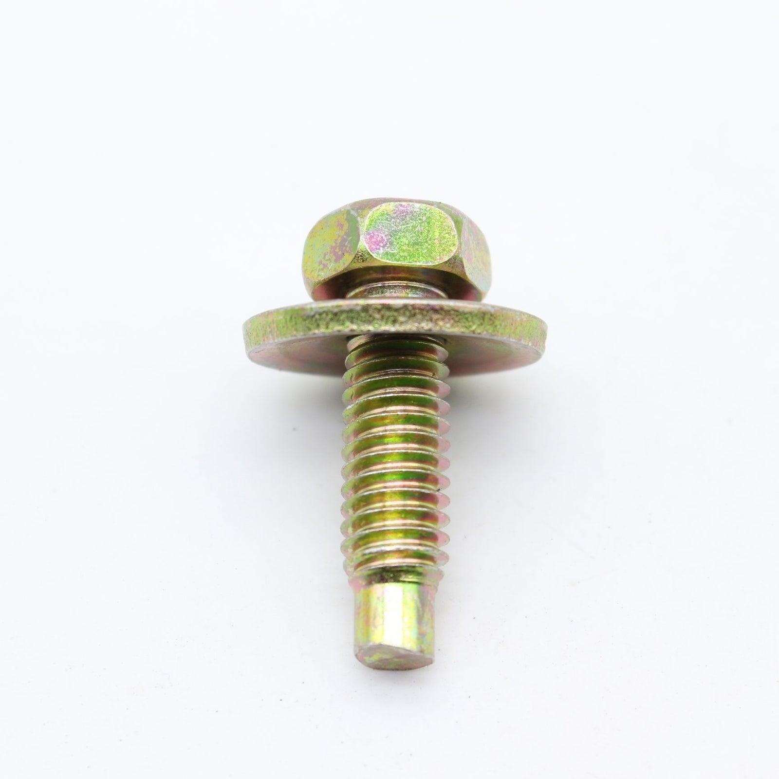 10-pack 5/16-18 x 1-1/16 hex head body bolts with dog-point tips for Ford 384921-S36