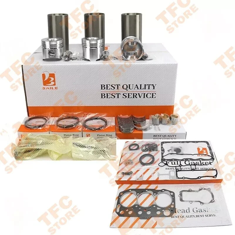 Overhaul Rebuild Kit For Yanmar 3TNM74 Engine Piston Ring Full Gasket Kit??