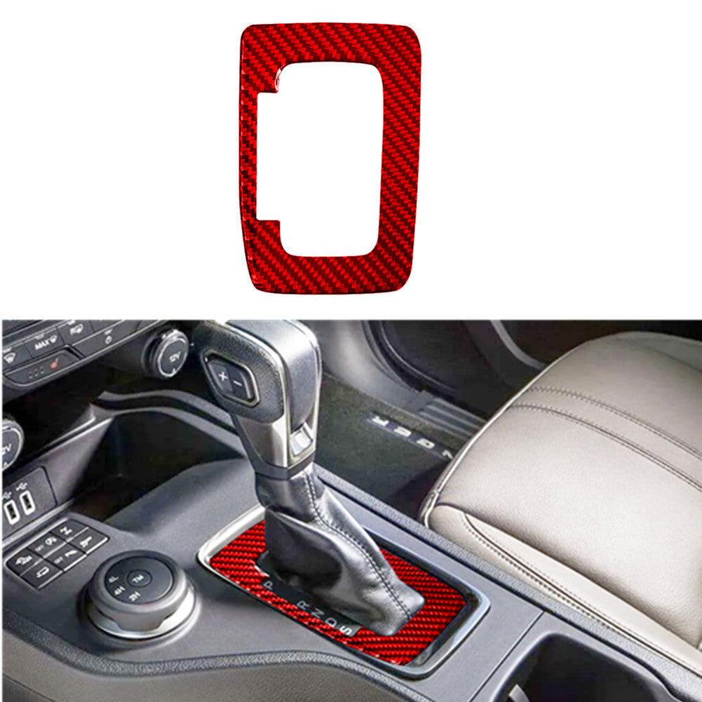 Red Carbon Fiber Inner Driver Side Storage Cover Trim for Camry 2012-2014 v
