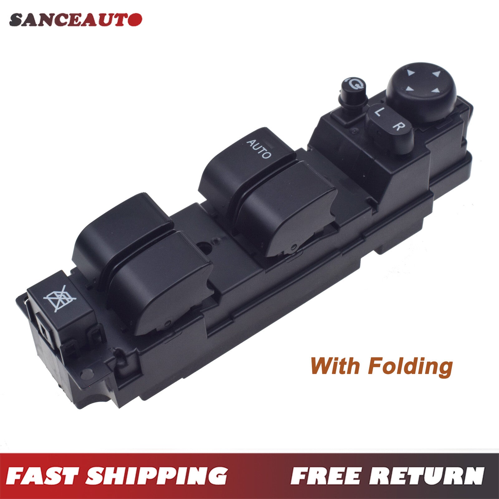 Front left window switch control for Mazda 2 M2 2007-2013 - Window lifter button n