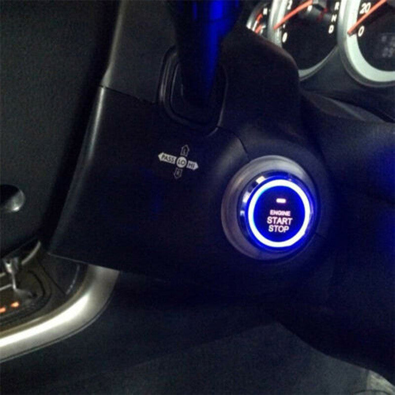 12V universal automotive ignition switch, engine start button, keyless entry starter - n