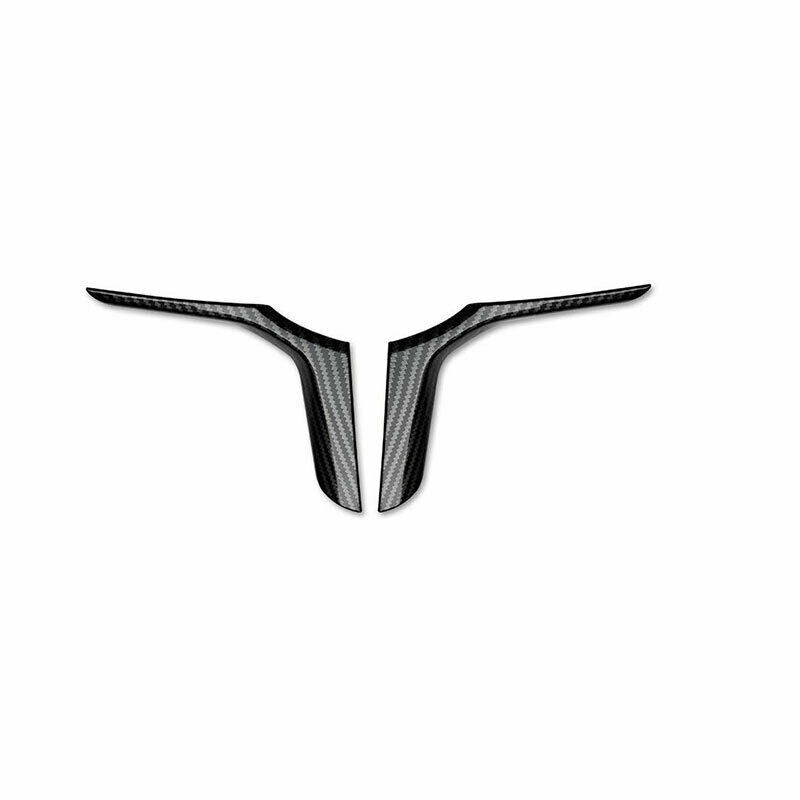 2-Piece ABS Carbon Fiber Steering Wheel Covers for BMW 5 Series G30 (2018-2021)