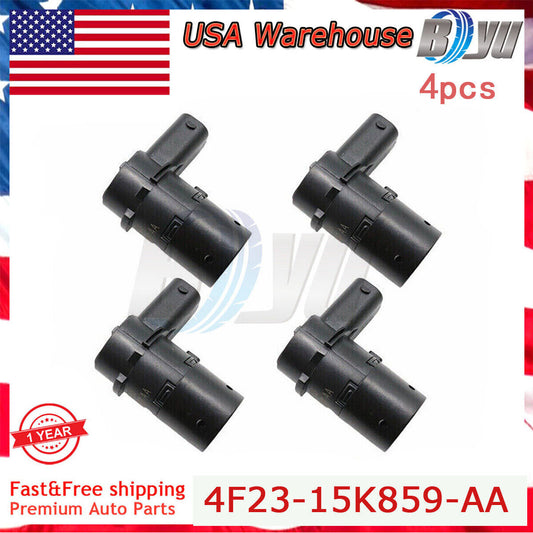 4X 4F23-15K859-AA for Ford F250 F350 Reverse Backup Parking Radar Assist Sensor