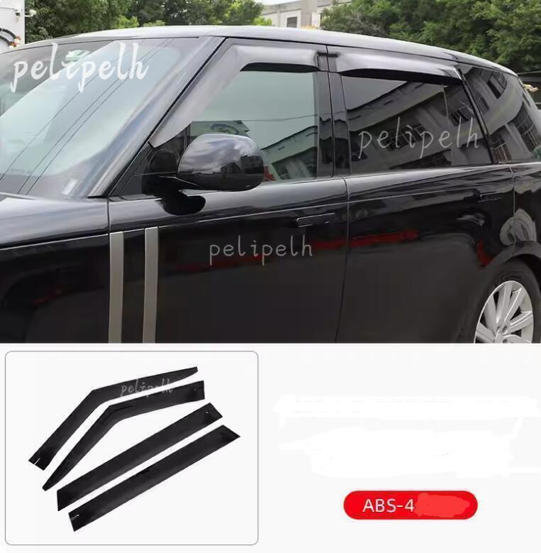 for Range Rover 2023-2024 Black Window Wind Visors Sun Rain Guard Vent Deflector