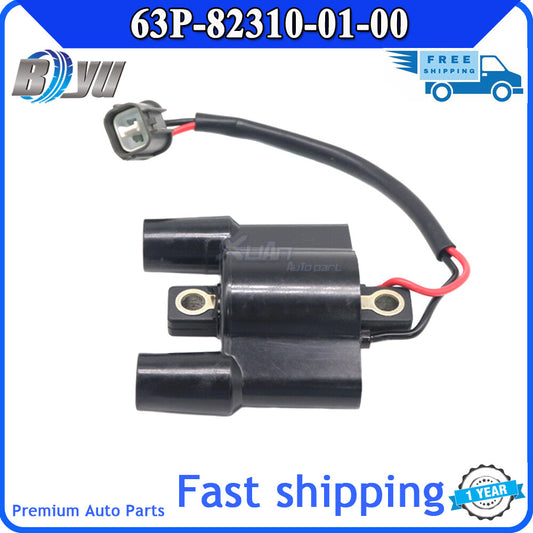 One brand new ignition coil for Yamaha F60 2005 4-stroke 63P823100100 63P-82310-01-00- v