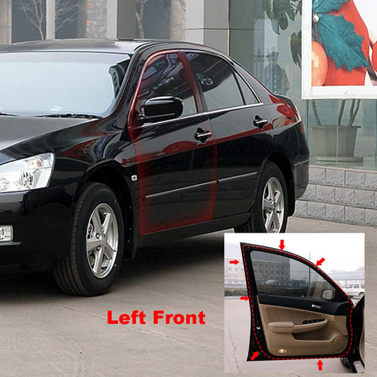 Rubber For 2003-2007 Accord Sedan Front Left Door Sealing Weather Strips Replace