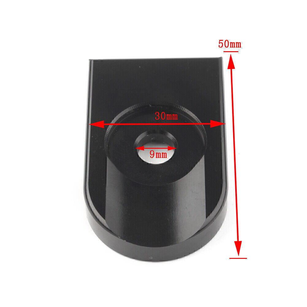 for Harley Davidson Black Motorcycle Rear for Seat Bolt Tab Knob Cover Spacer Pad