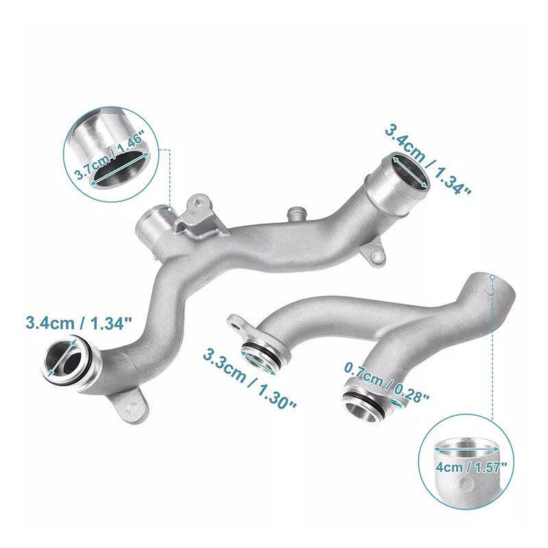 Suitable for Land Rover and for Jaguar aluminum upgrade cooling water hose kit LR092992