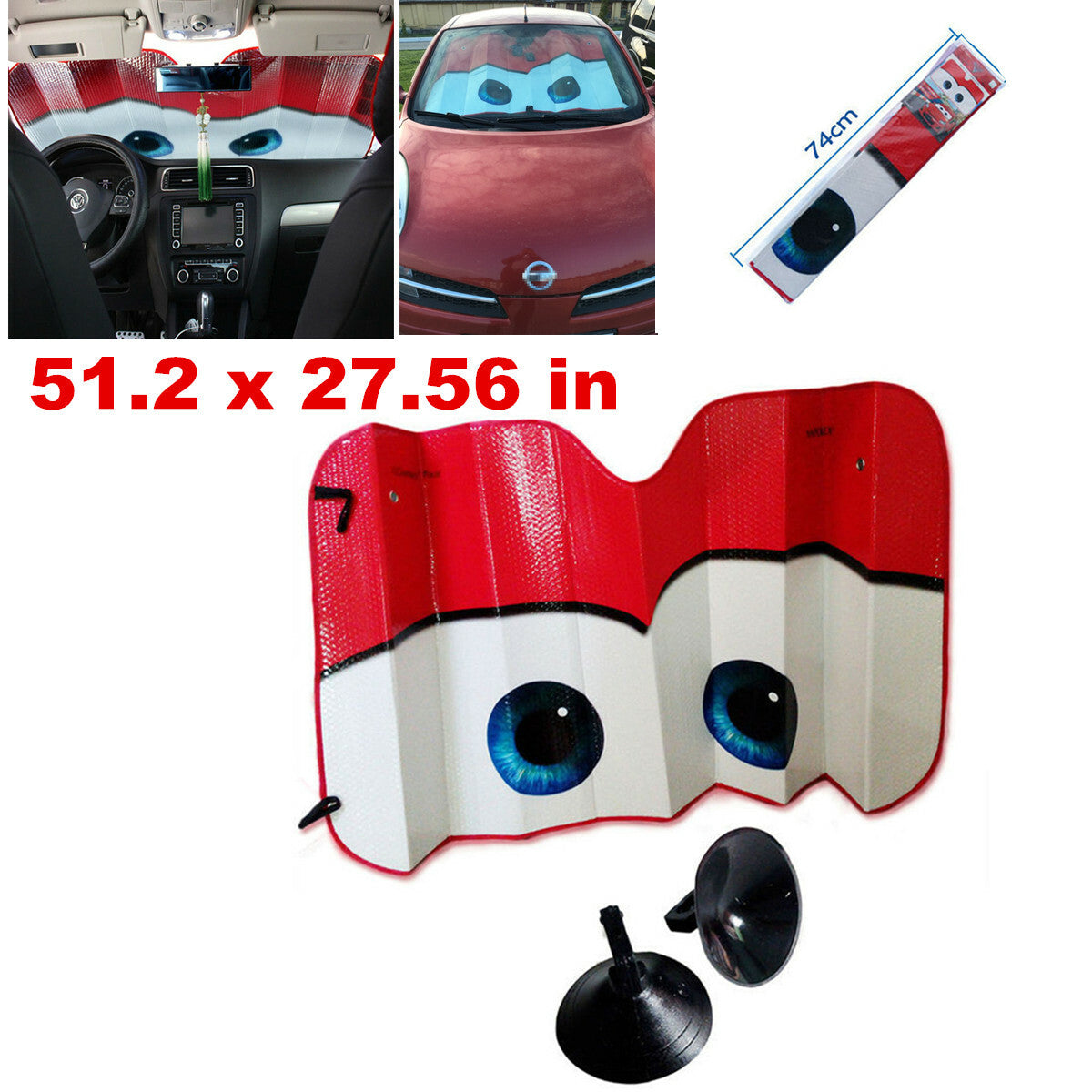 Windshield Sun Shade Cover Foldable Aluminum Foil Sun Shade Car Accessories