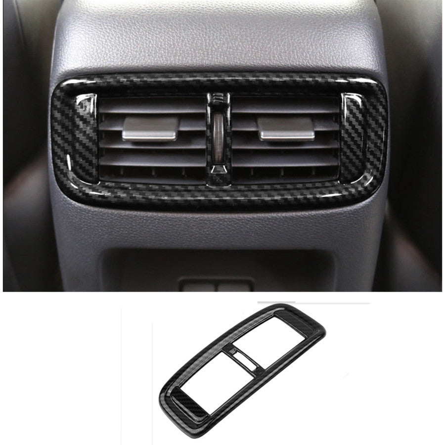 Carbon Fiber Rear Air Vent Outlet Cover Trim Fit for Honda CR-V CRV 2017-2021 v
