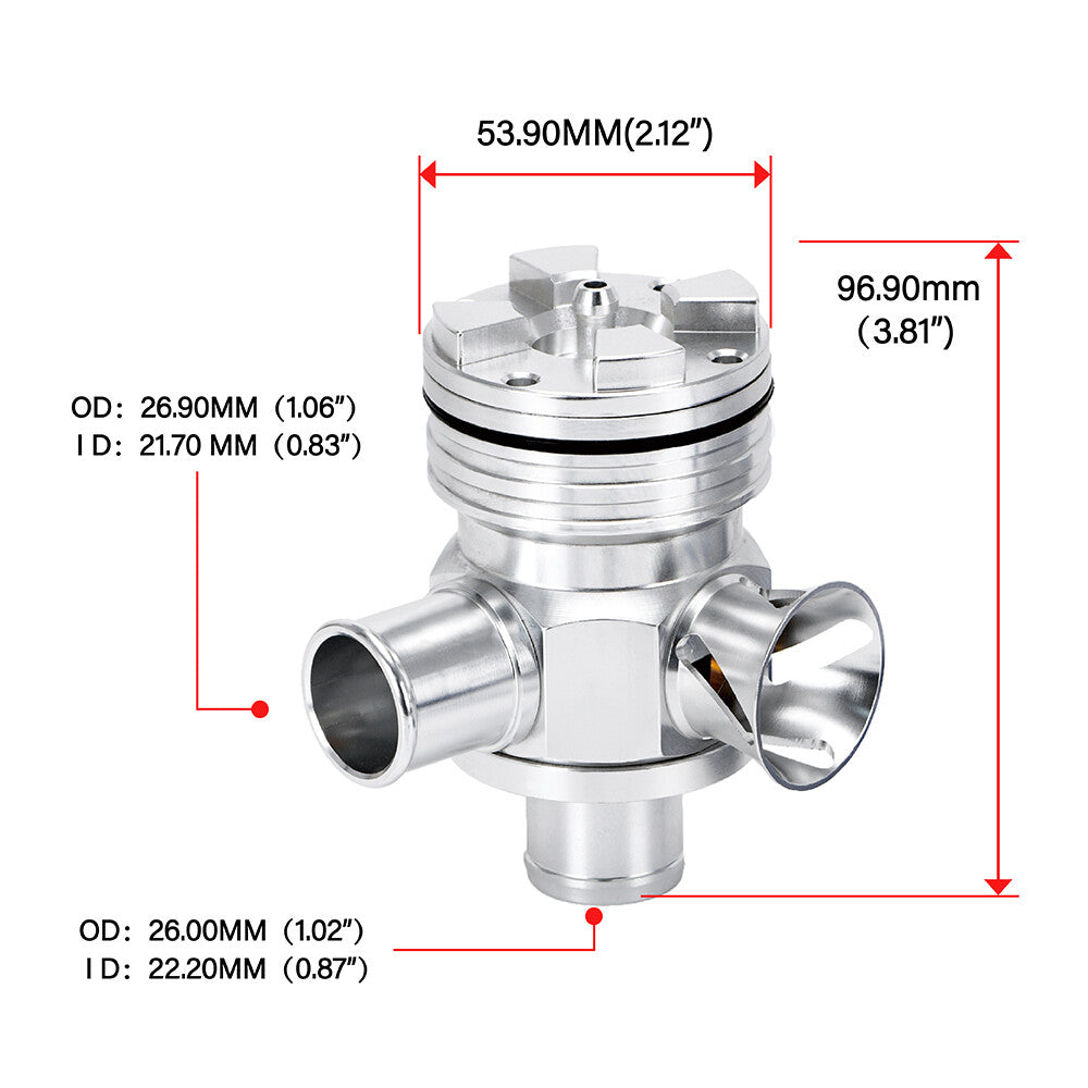For 1.8T 2.7T diverter Valve for VW for Audi BOV Blow Off Valve MK4 B6 B5 C5 GTI SL