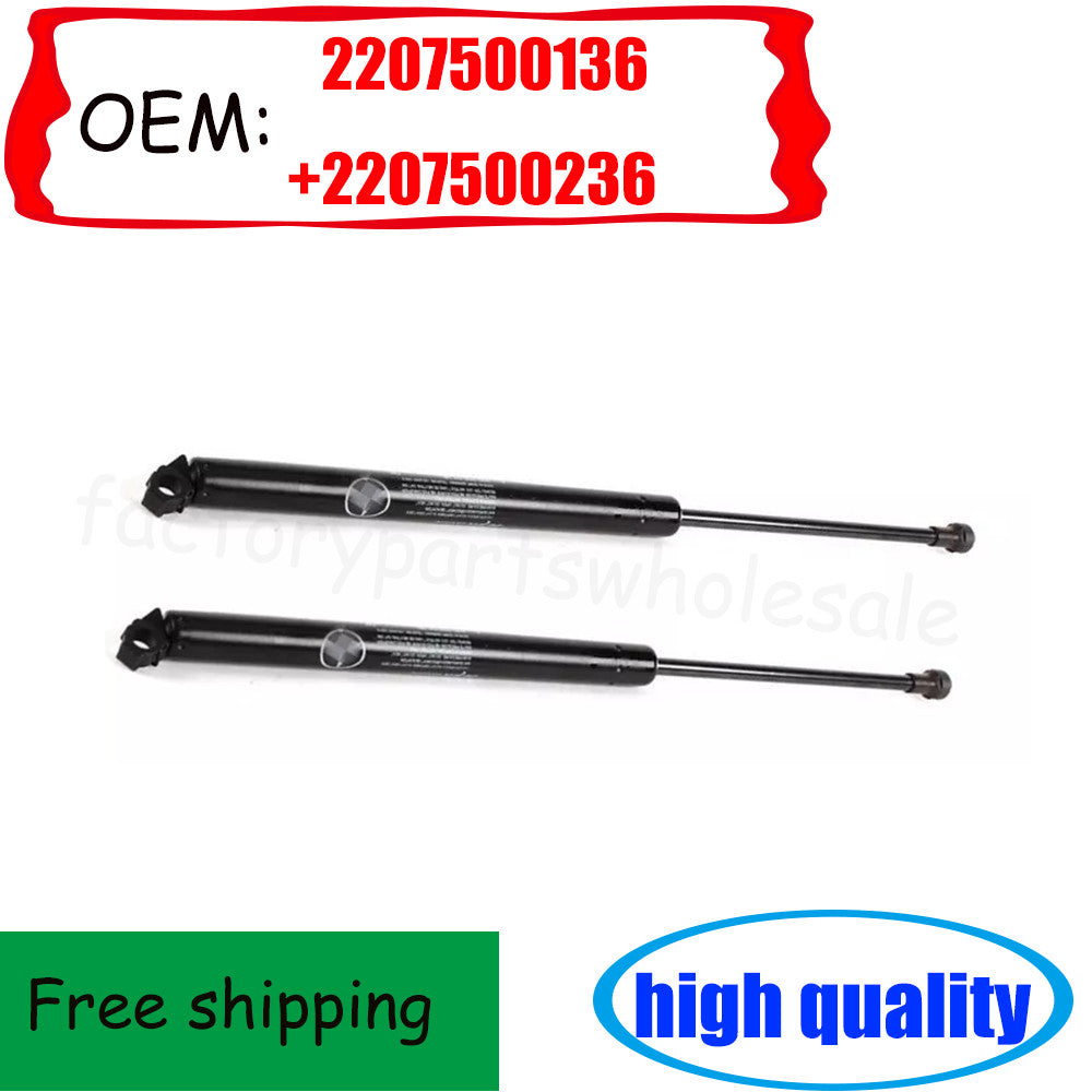 2-Piece Trunk Lid Lift Support 2207500136 Suitable for S350 S500 S600 S55 AMG n
