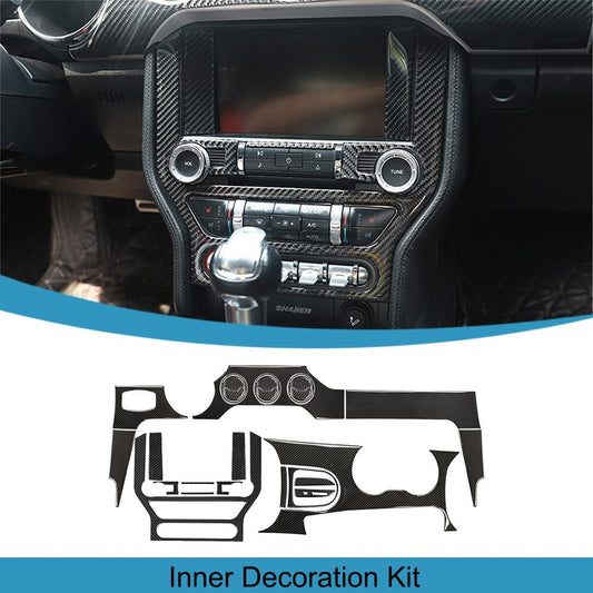 26PCS Inner Kit Trim Stickers Interior Accessories for Ford for Mustang 2015-2024