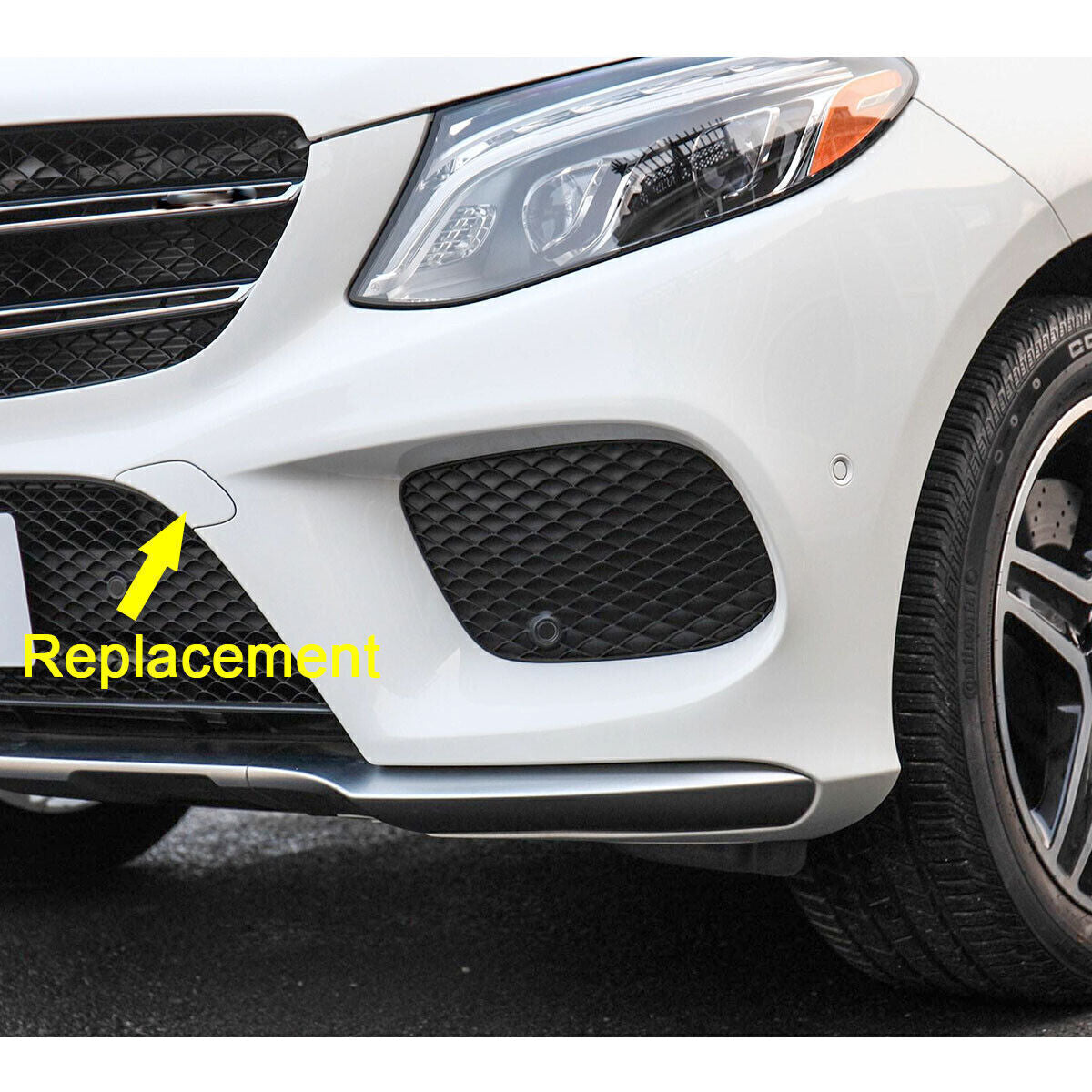 Suitable for Mercedes W292 GLE350/400 2016-2019 left driver front bumper eyelet cap LH- n