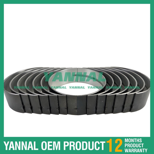 1 Set of Main Bearing SE574D/M for Perkins 4006-23TAG3A Excavator Engine Parts