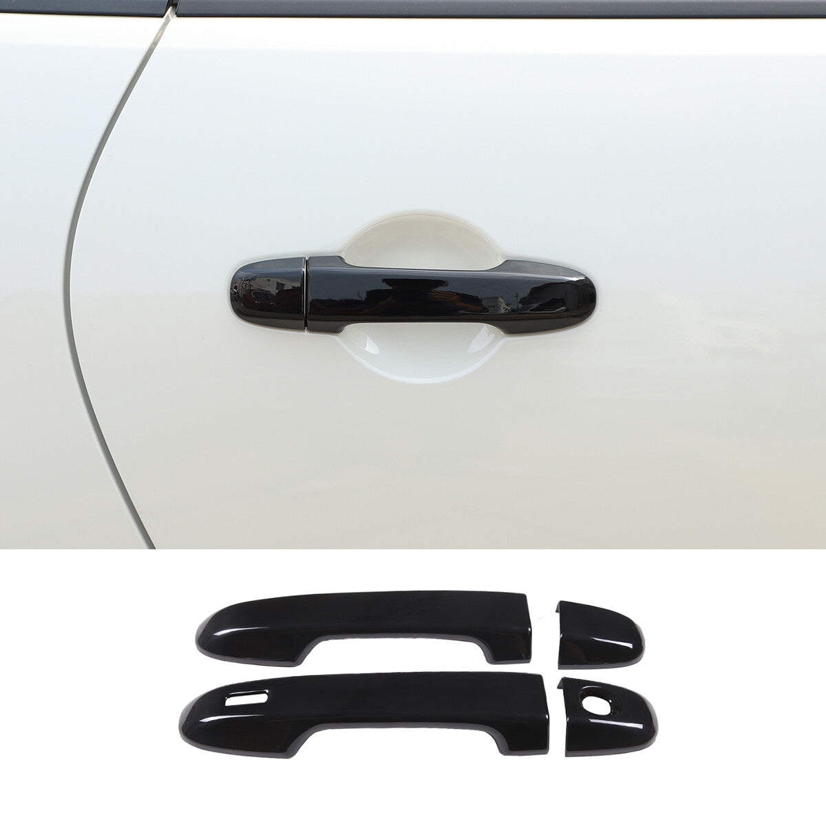 3 Piece Pack Stainless Steel Rear License Plate Trim Frame for Hummer H2 2003-2009- v