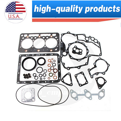 Engine Overhaul Gasket Kit D782 D722 fit for Kubota Bobcat Engine 320 322