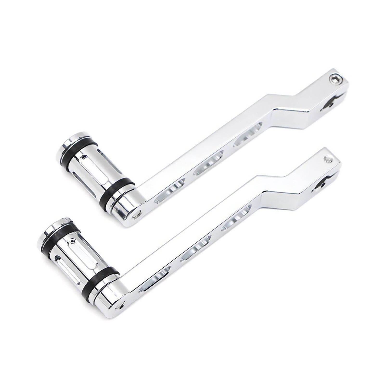 1 Pair Aluminum Motorcycle Gear Lever for Harley FL Softail / Touring Chrome